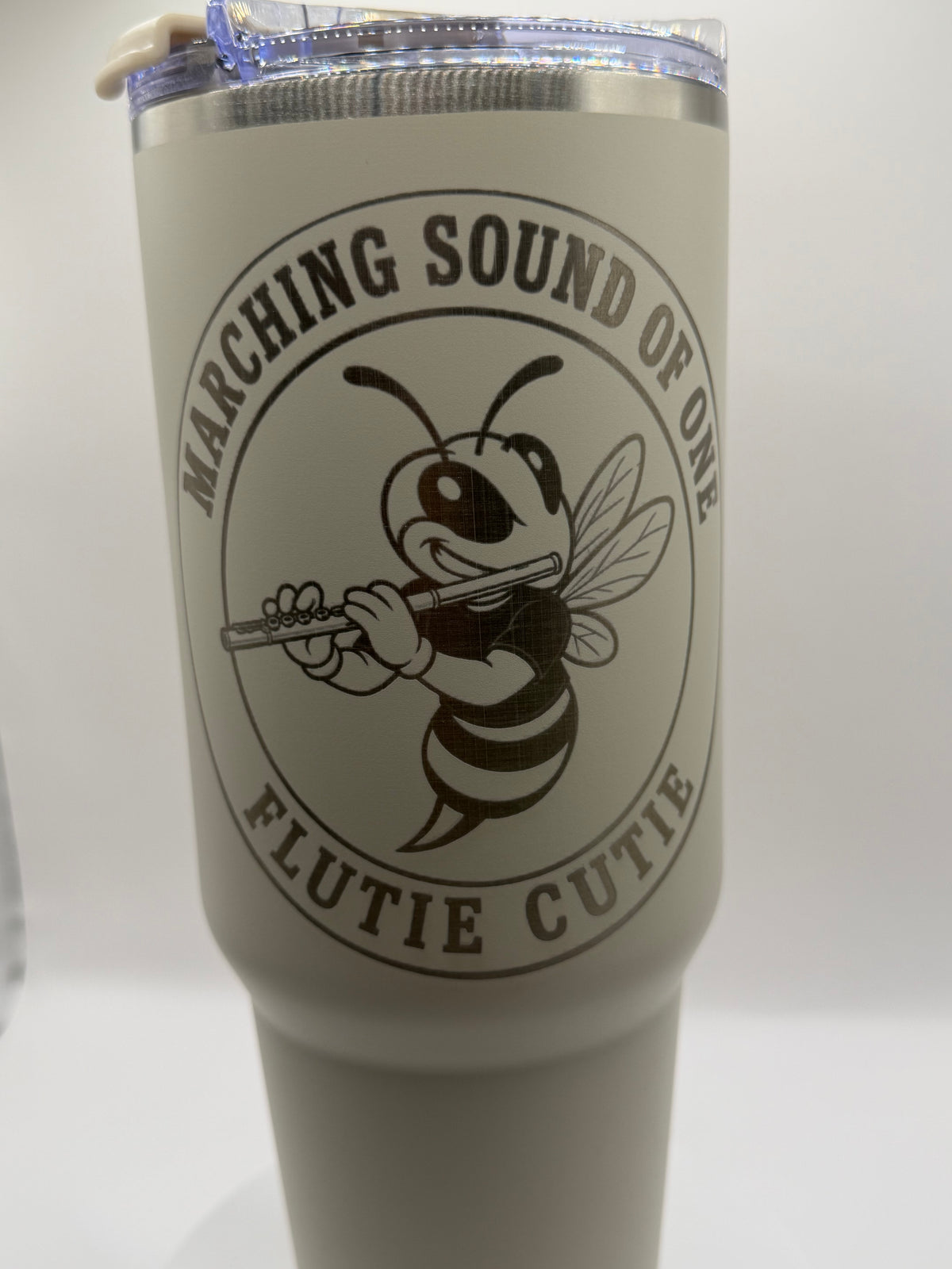 MS1 Flutie Cutie 40oz Engraved Stainless Steel Tumbler