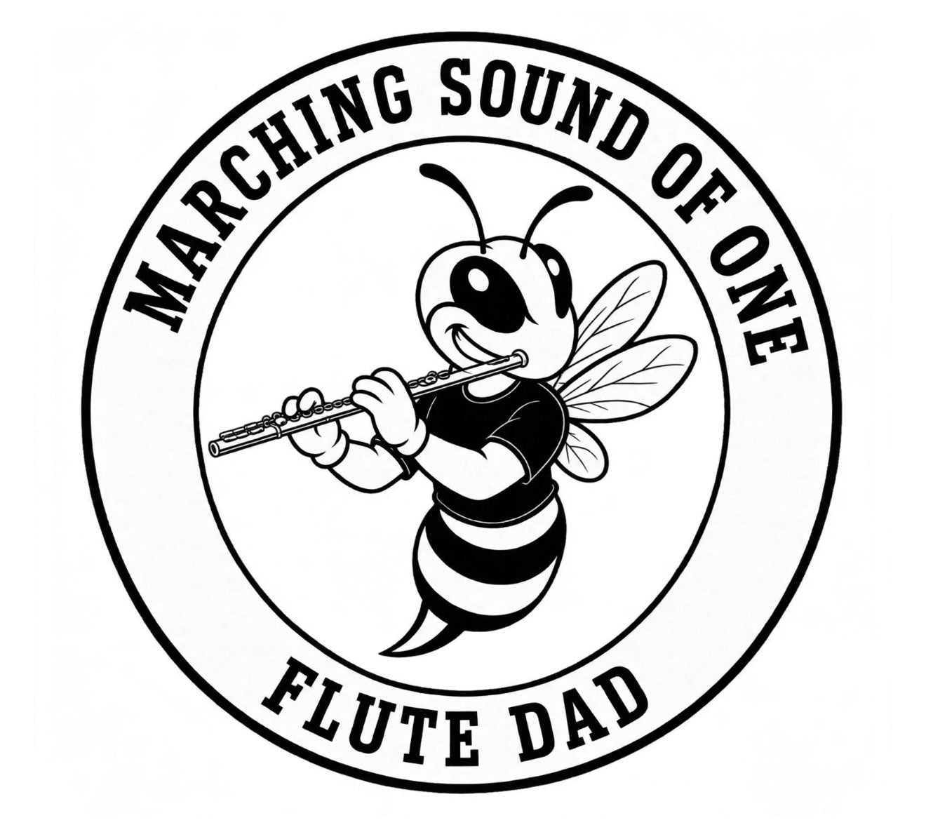 Marching Sound of One Band Mom and Band Dad 40oz Engraved Stainless Steel Tumbler